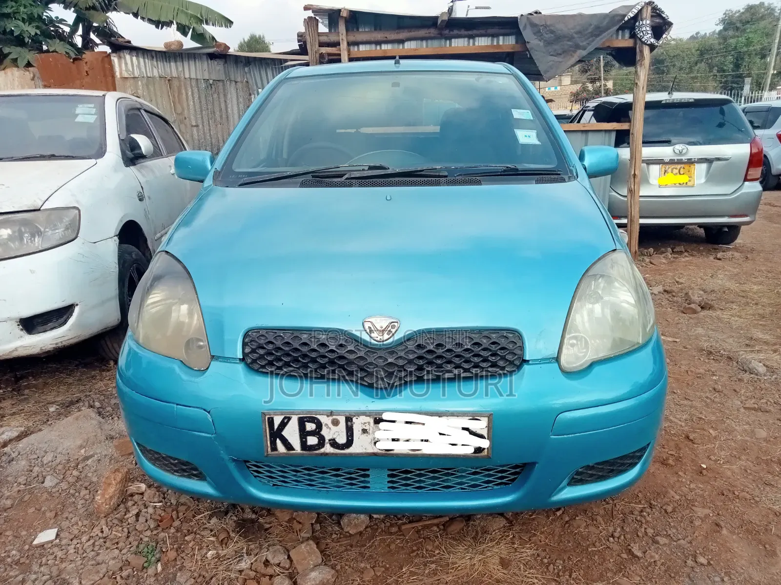 Toyota Vitz 2003 Blue
