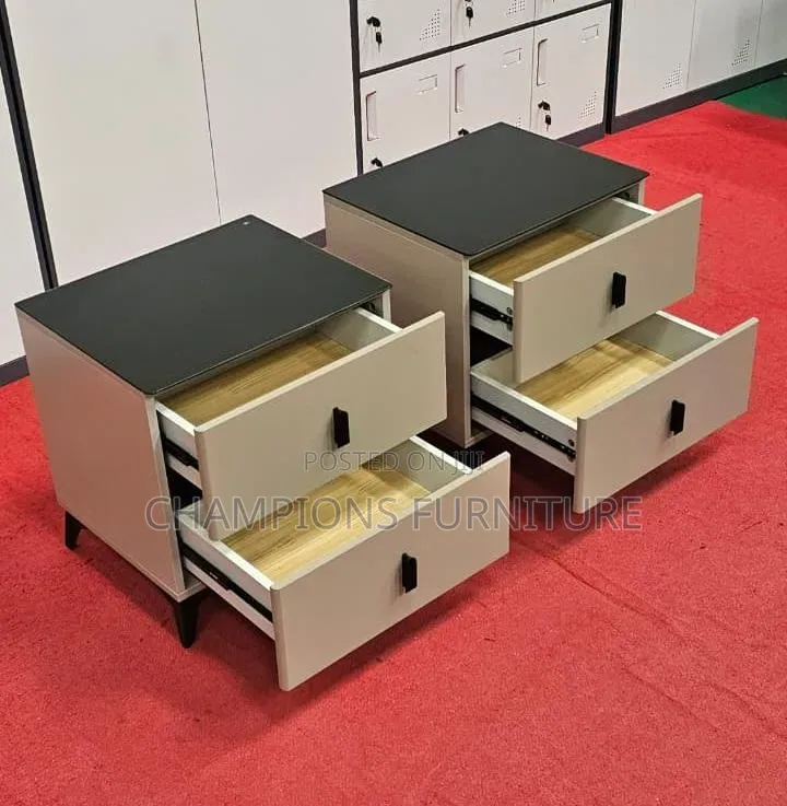 Bedside Drawers With 2 Drawers