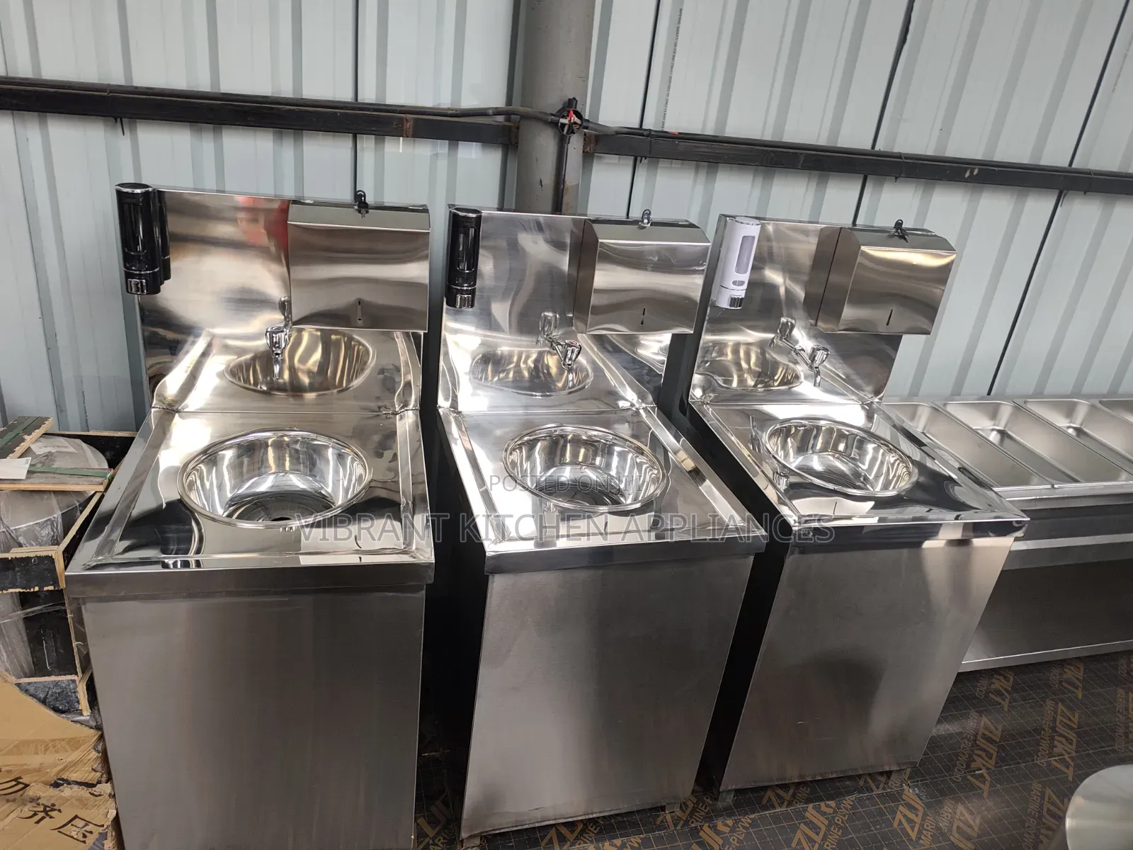 Stainless Steel Handwashing Sink