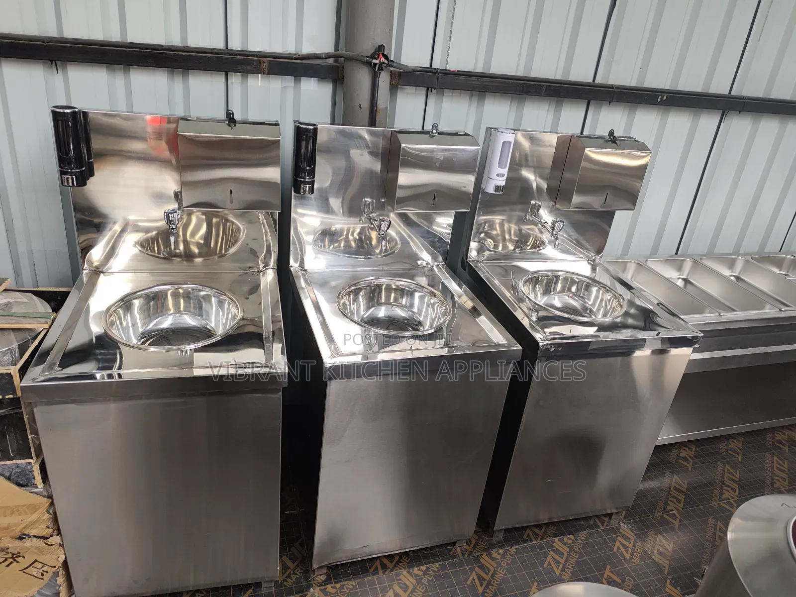 Stainless Steel Handwashing Sink