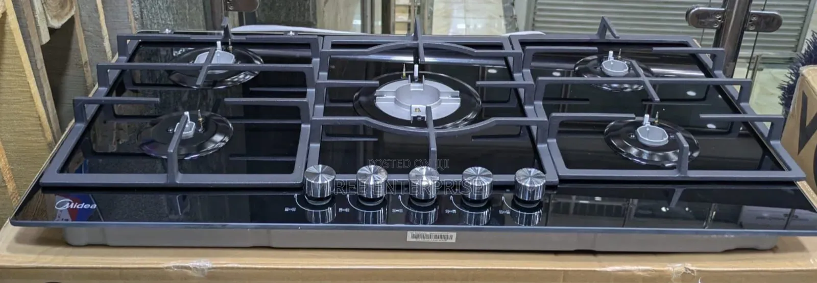 Midea 90cm SS Gas Hob MG90GQ095AL1B-BS