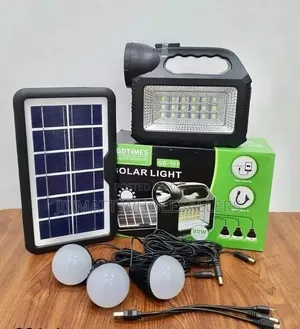 Solar Lighting and Power Kit,kit Includes a Unit With a Built-in LED