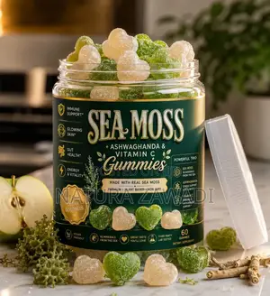 Seamoss and Ashagwadha Gummies 450g for Clear Skin Stress Relief