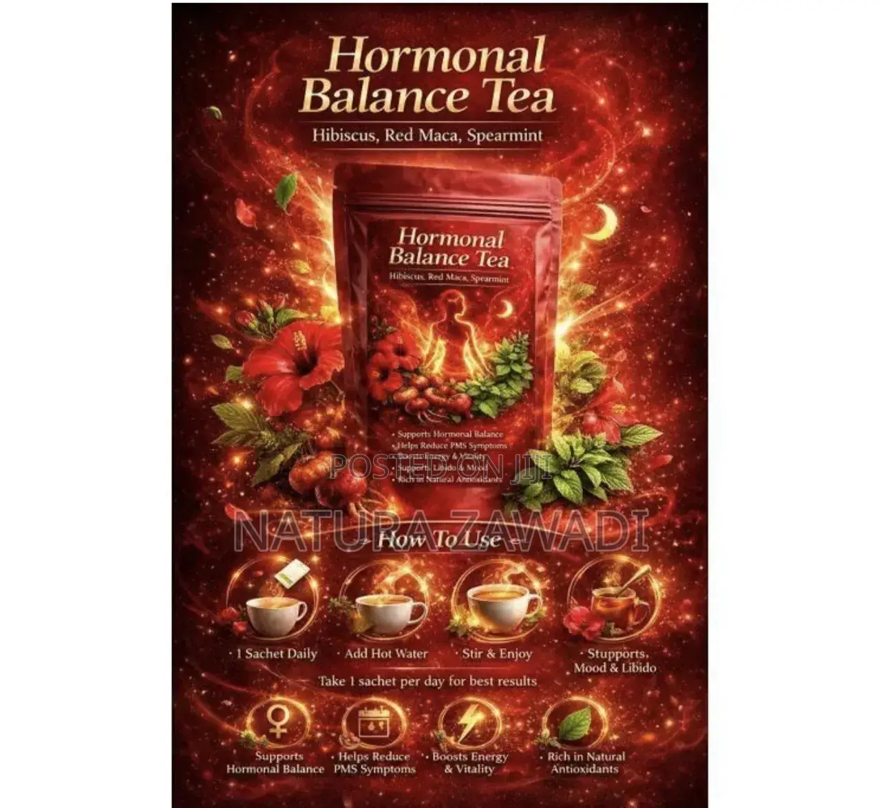 Hibiscus Tea for Hormonal Balance