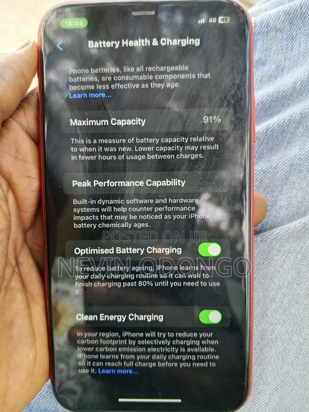 Apple iPhone 11 128 GB Red - thumbnail 2
