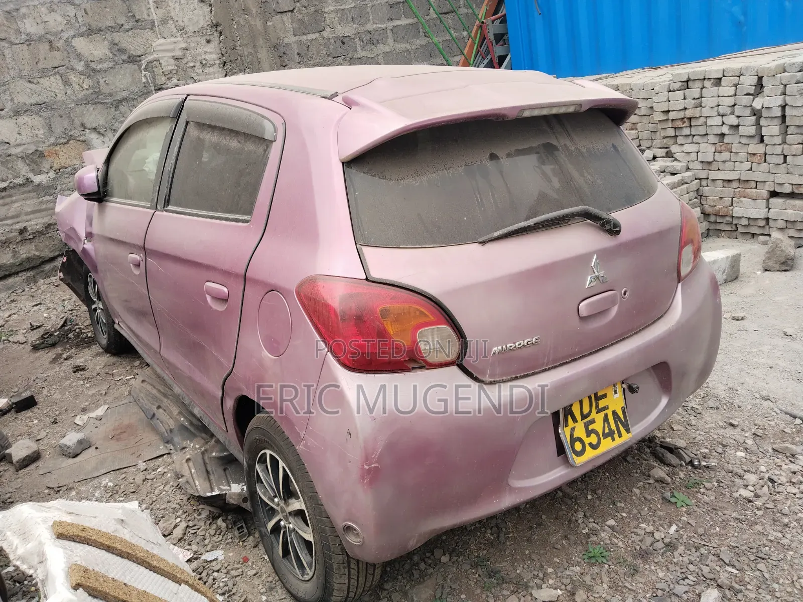 Mitsubishi Mirage 2014 Pink