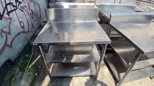 Tier Stainless Steel Commercial Table