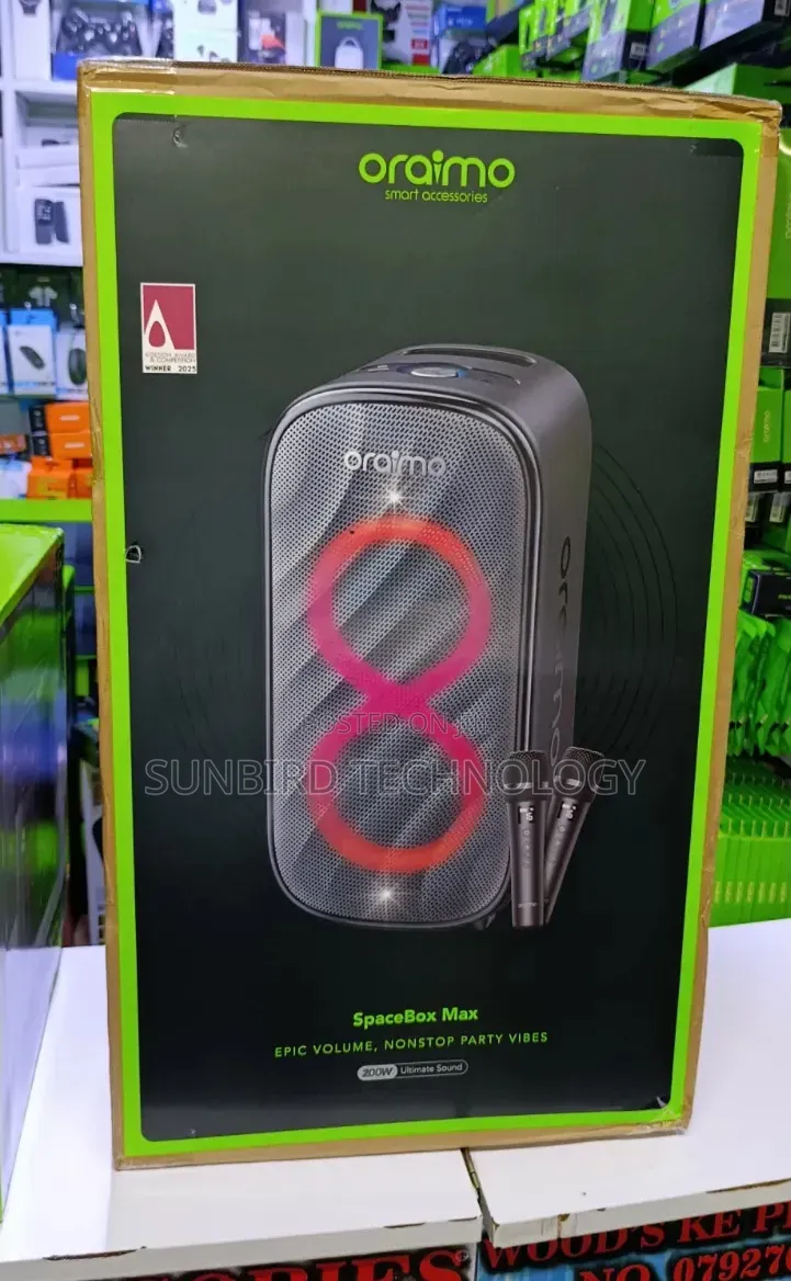 Oraimo 200w Ultimate Sound Epic Volume, Spacebox Max With Microphone