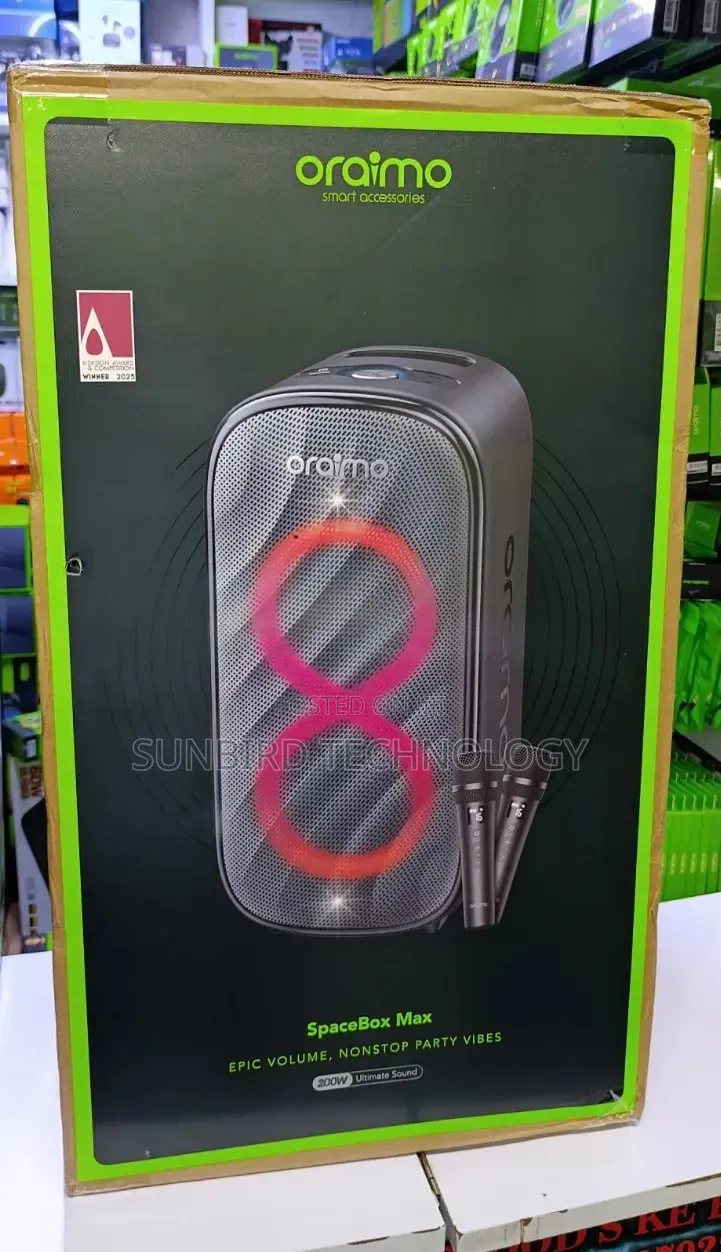Oraimo 200w Ultimate Sound Epic Volume, Spacebox Max With Microphone