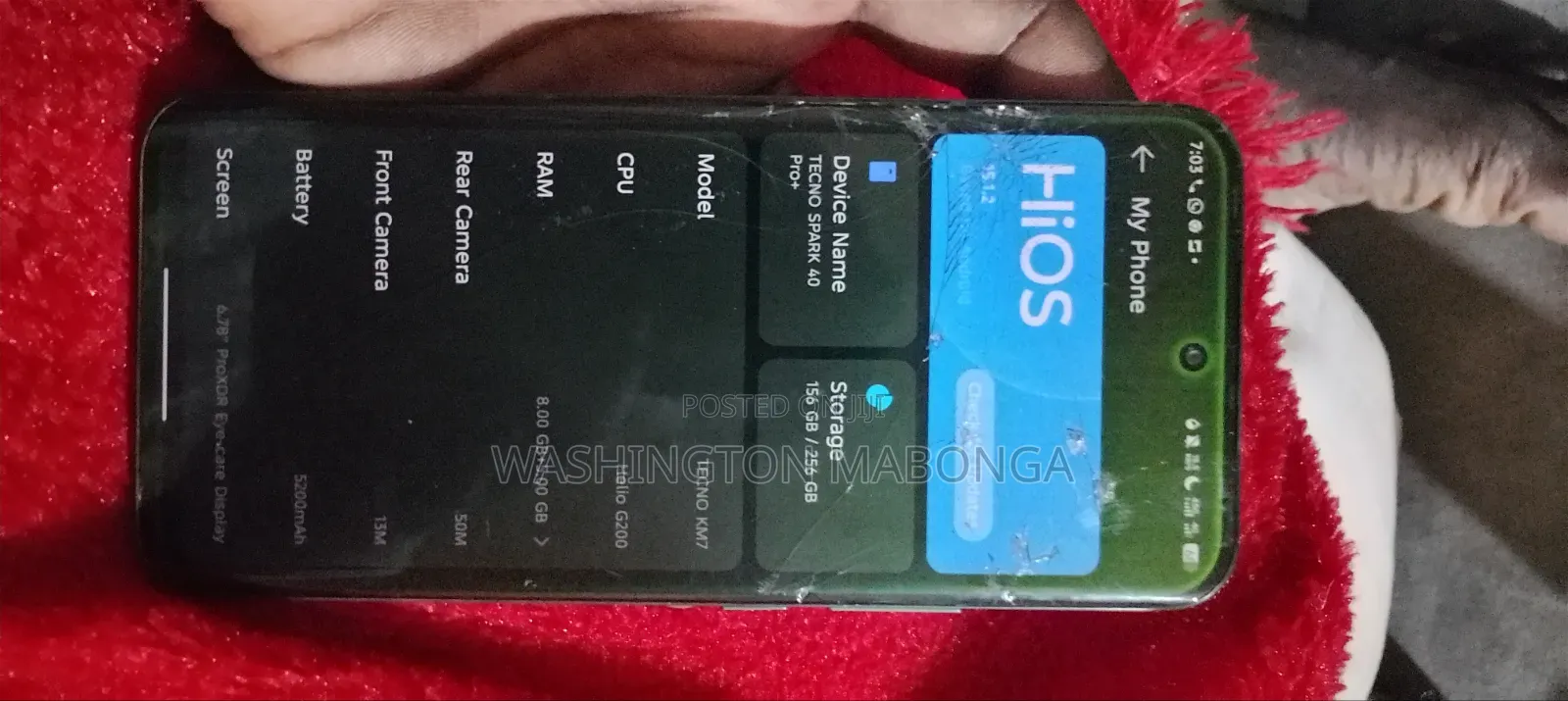 Tecno Spark 40 Pro+ 256 GB Black