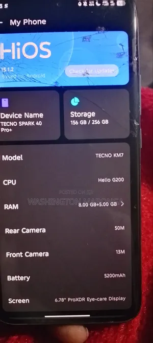 Tecno Spark 40 Pro+ 256 GB Black