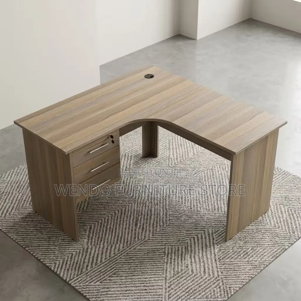Office Desk; 1.2 Home Office Round Ergonomic Curved Desk