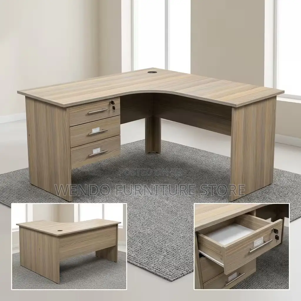 Office Desk; 1.2 Home Office Round Ergonomic Curved Desk