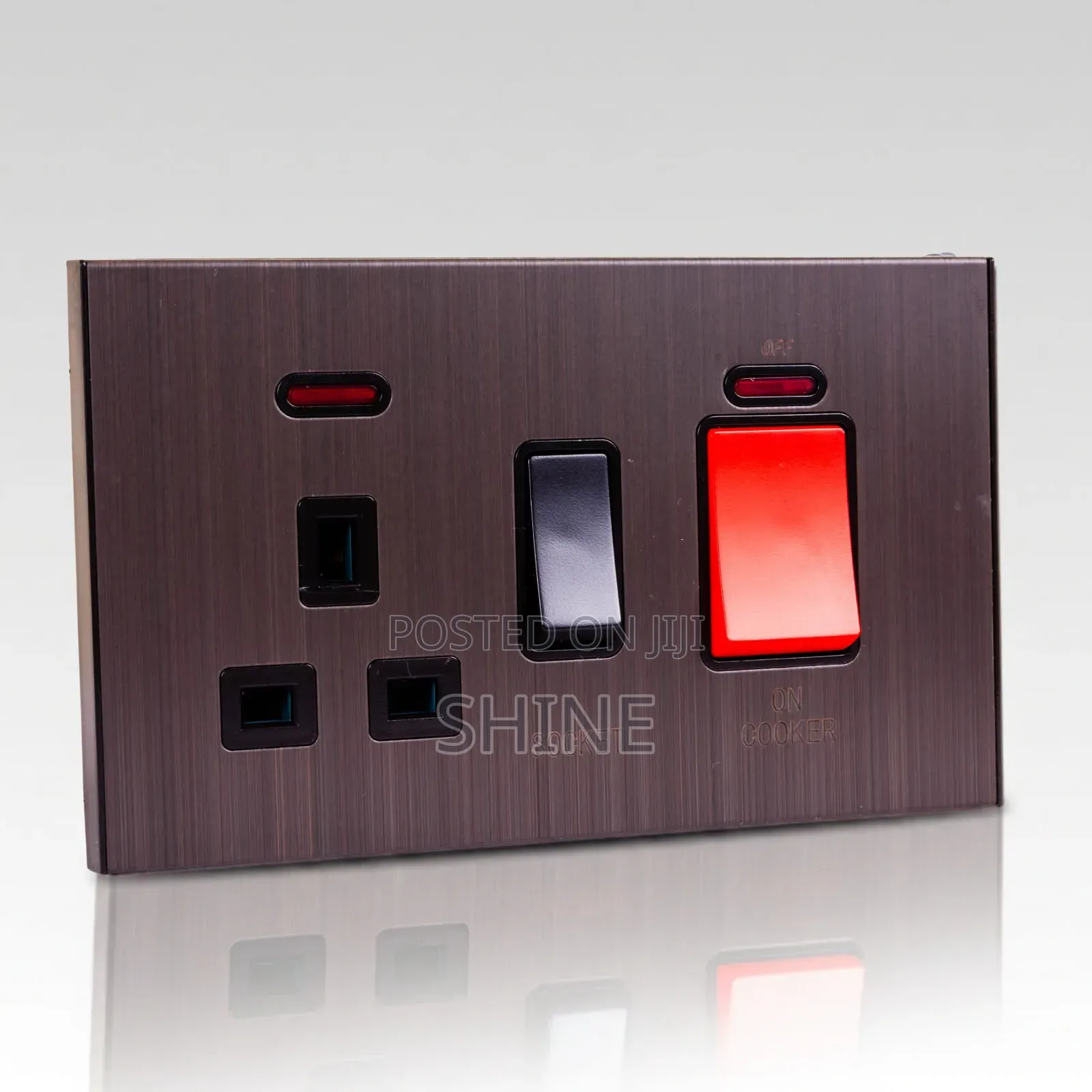 Full Flat Wooden Switches and Sockets