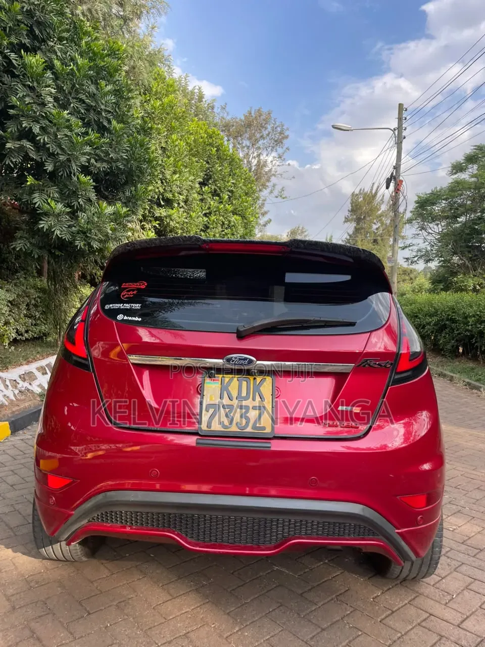 Ford Fiesta 2015 Red