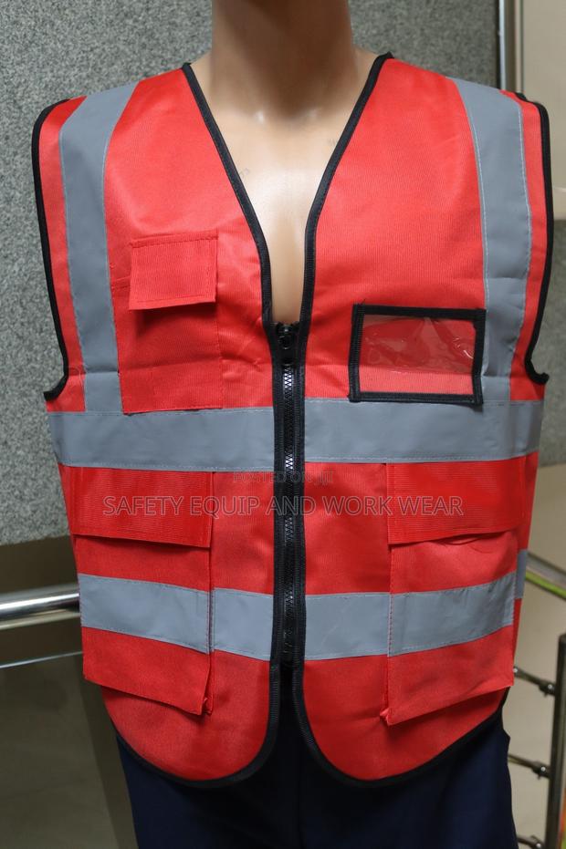 Reflective Vest With Pockets - main view