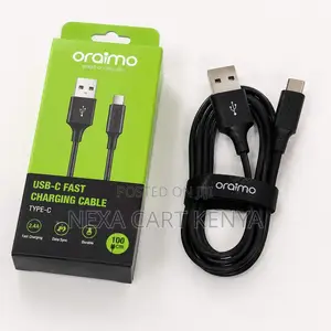 Original Oraimo USB-C Fast Charging Cable 1M Type-C Charger