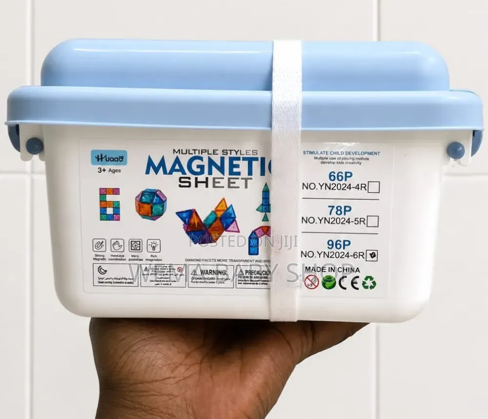 96PCS Magnetic Tiles Set