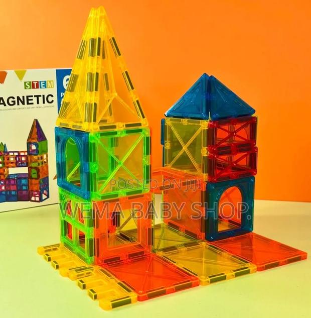 96PCS Magnetic Tiles Set - thumbnail 4