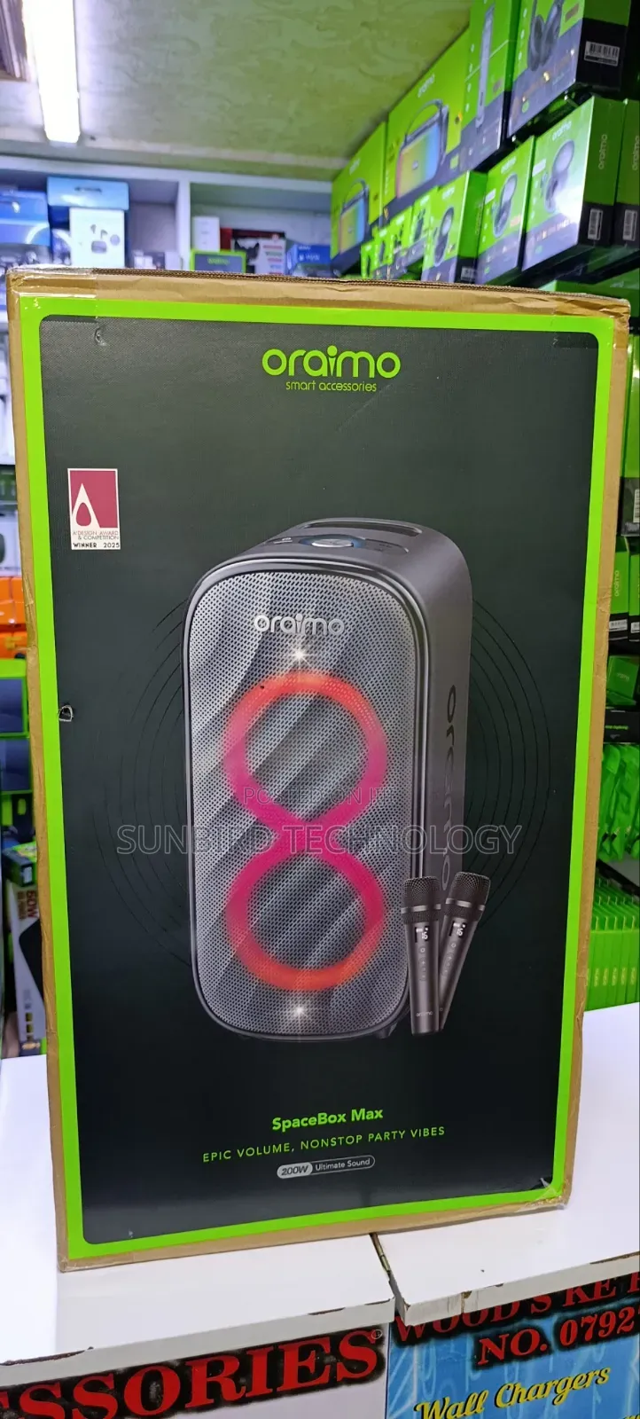 Oraimo 200w Spacebox Max With Microphone Portable Speaker