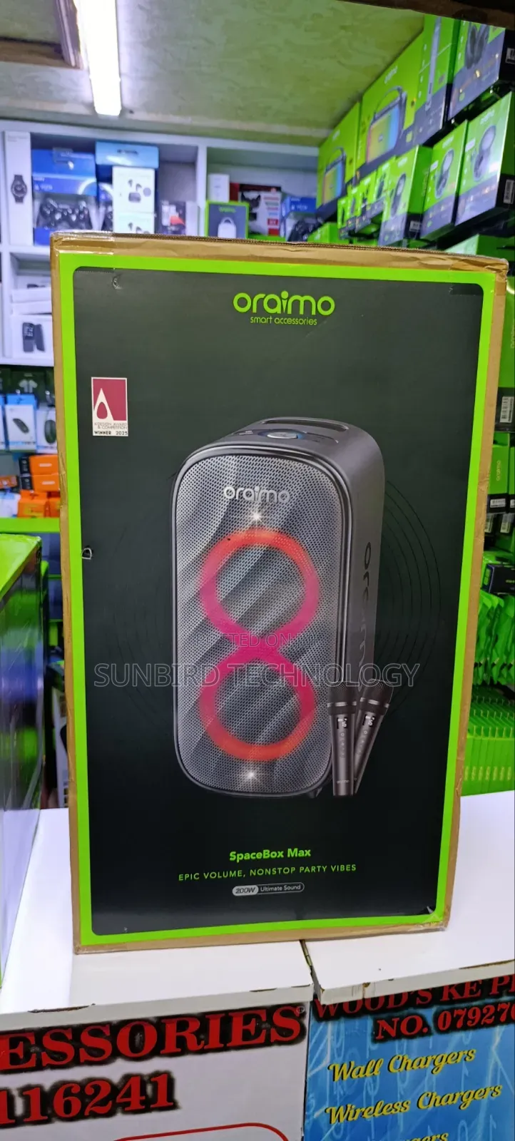 Oraimo 200w Spacebox Max With Microphone Portable Speaker