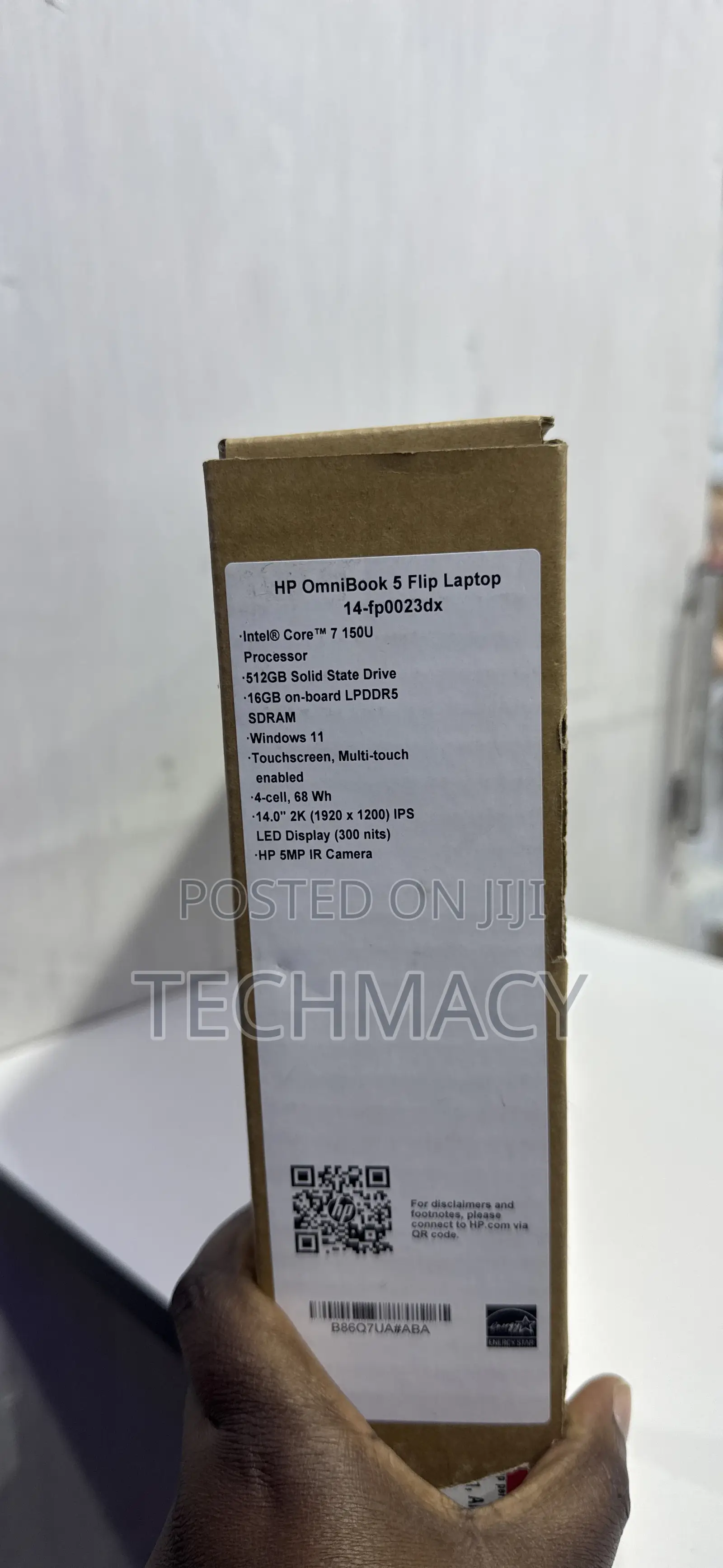 New Laptop HP OmniBook 5 Flip 14-fp0023dx 16GB Intel Core 7 SSD 512GB