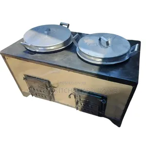 Double 50 × 50 L Commercial Stainless Steel Boiler