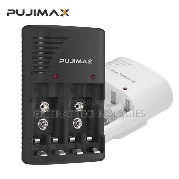 Pujimax Multiple Power Standard Charger 4 Slots for AA AAA 9V - thumbnail 2