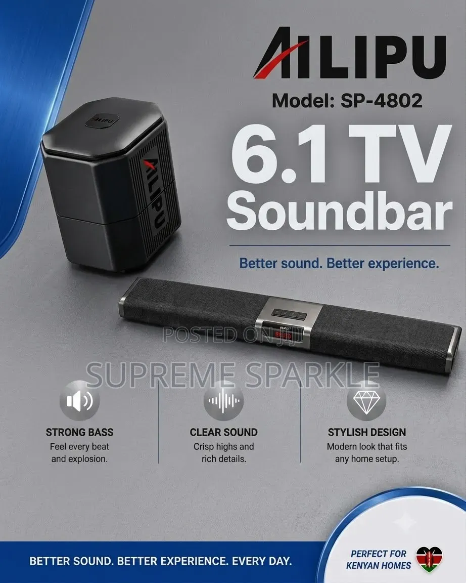 6.1 Channel TV Soundbar Ailipu SP-4802 Subwoofer System
