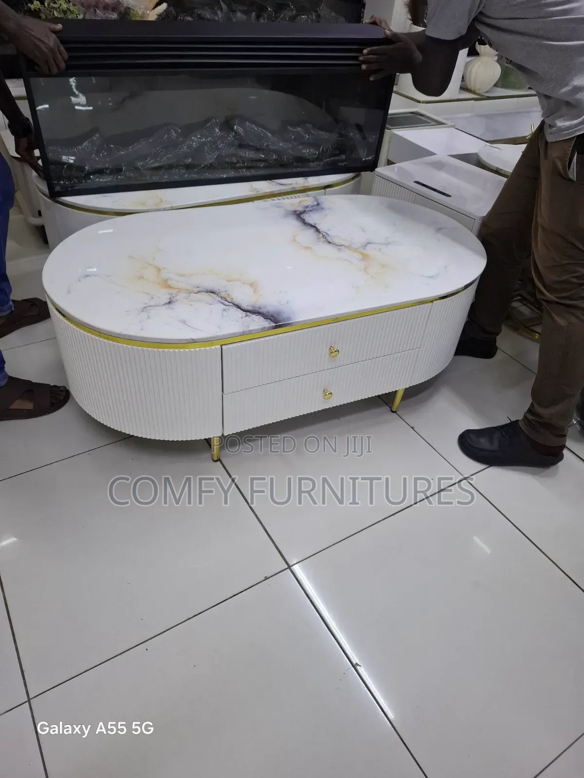 White Marble Coffee Table