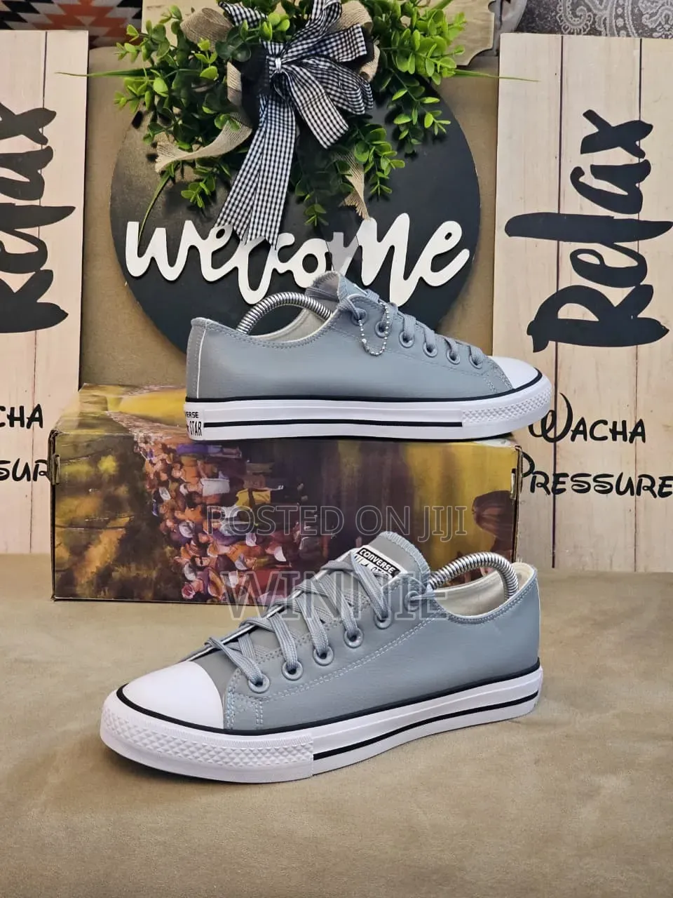 Leather Converse