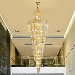 Luxury Modern Spiral Crystal Chanderlier