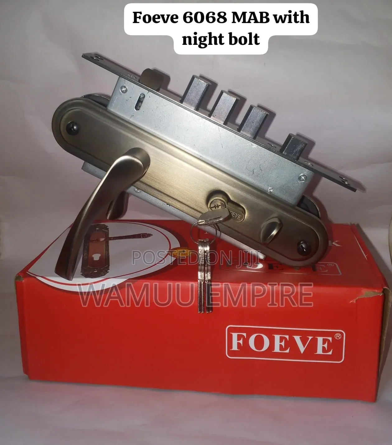 Foeve 6068 MAB Heavy-Duty Mortise Door Lock Set