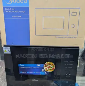 Midea 25L 900W Built in Microwave Oven AG925BVE-BK
