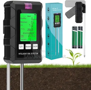 6-in-1 Soil Digital Plant Test Meter for Indoor and Outdoor Gardening