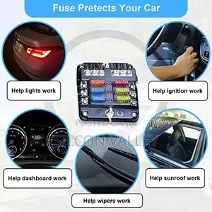 120 PCS Universal Car Fuse Insert 2-35a Combination New Car Fuse Box
