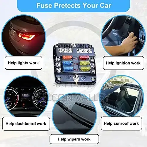 120 PCS Universal Car Fuse Insert 2-35a Combination New Car Fuse Box