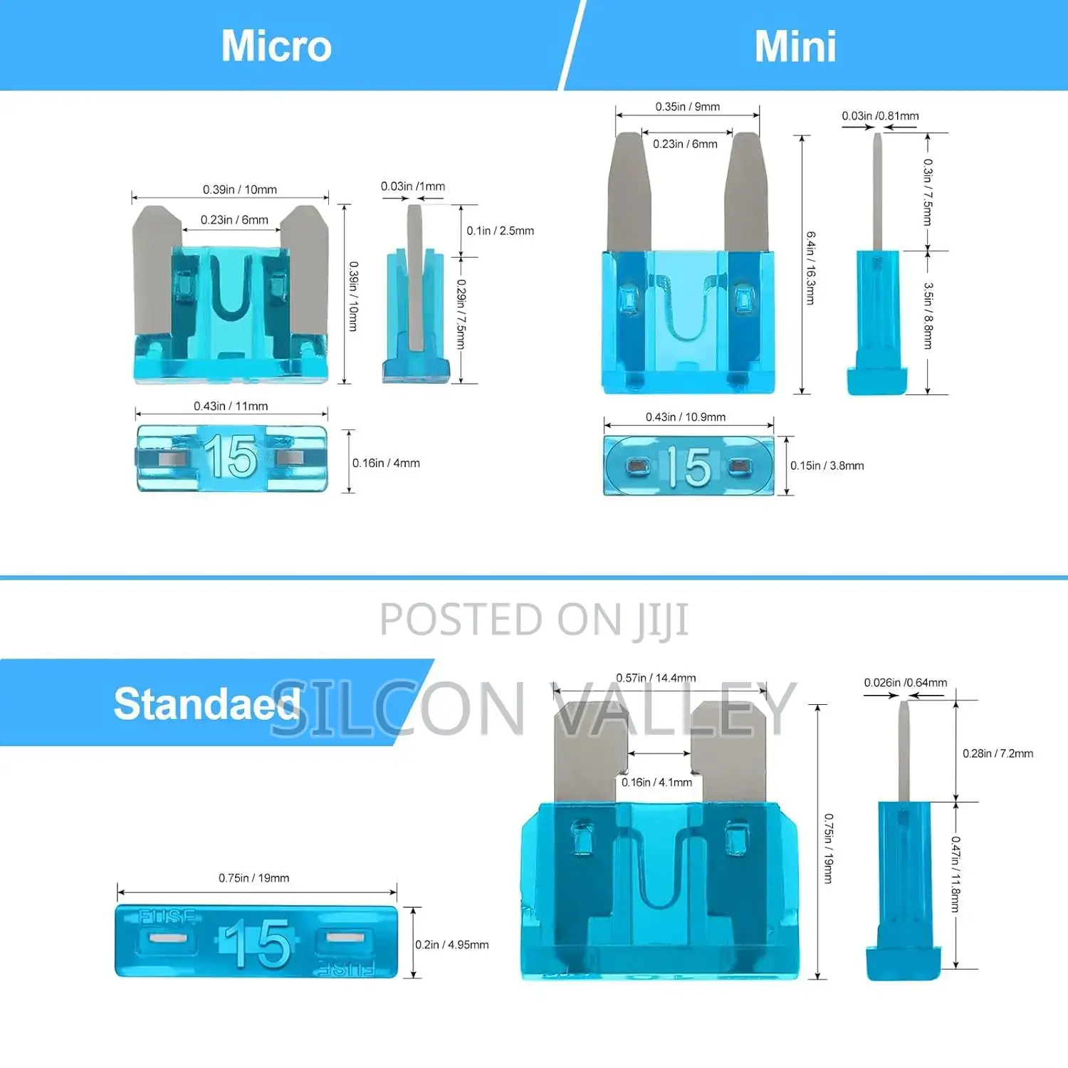 120 PCS Universal Car Fuse Insert 2-35a Combination New Car Fuse Box