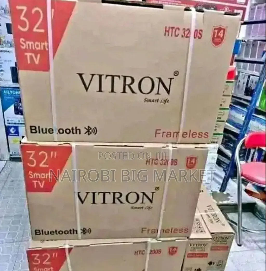 14 Months Warranty Vitron 32 Inch Smart TV HTC