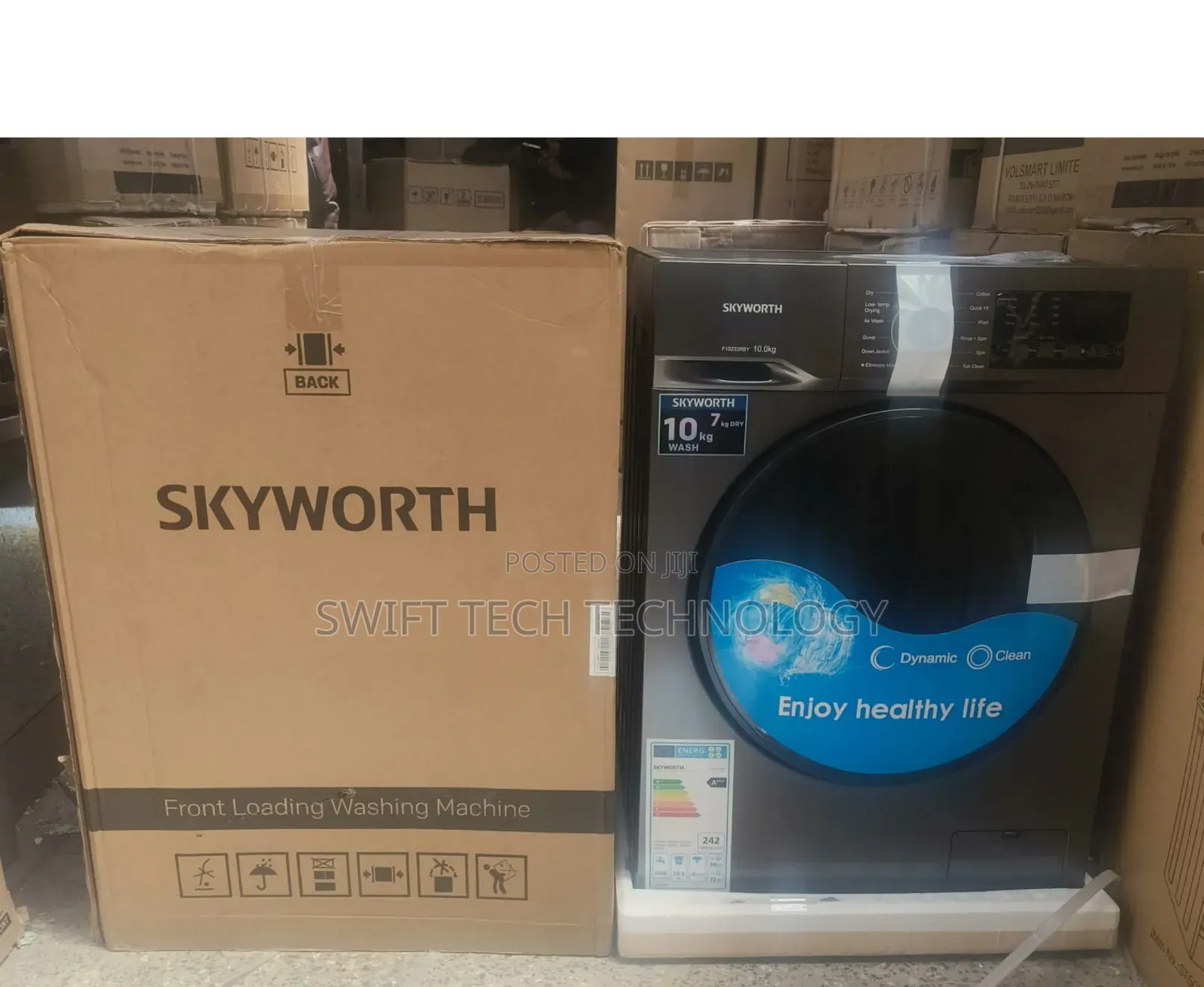 Skyworth Washing Machine 10kg /7kg Washing Machine Wash N Dry