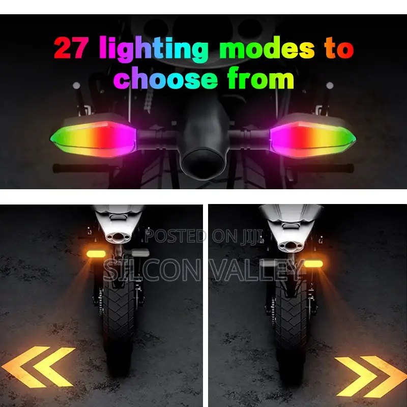Universal Motorcycle RGB Projector Light Kit