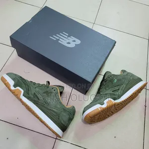 New Balance Numeric 770 Shoes in a "Dark Olivine" Green Colorway