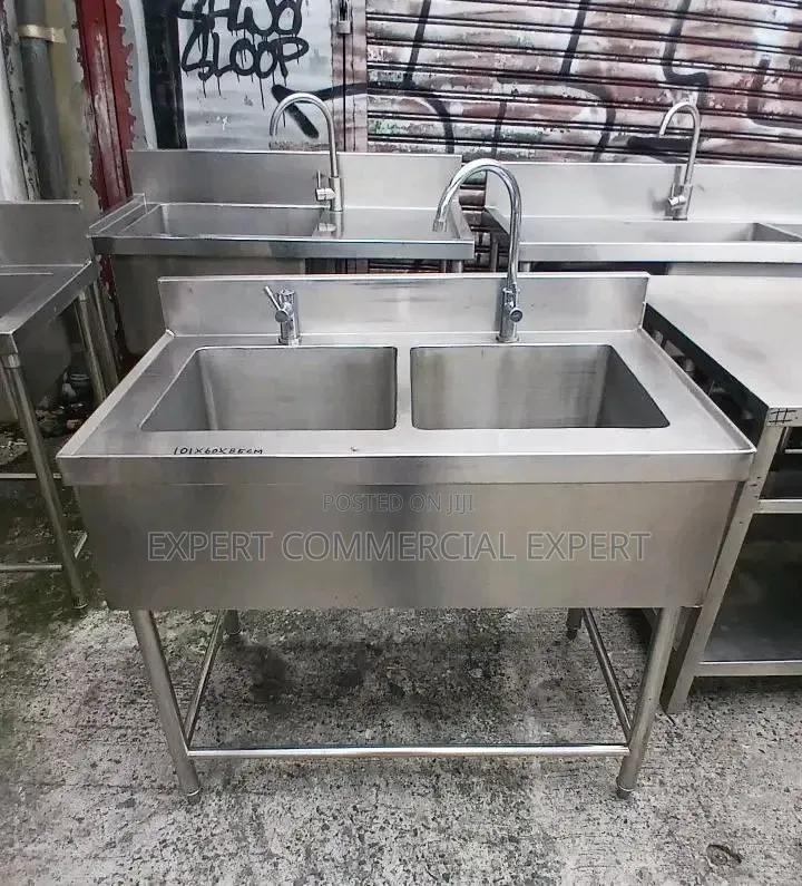 4ft Long Double Sink
