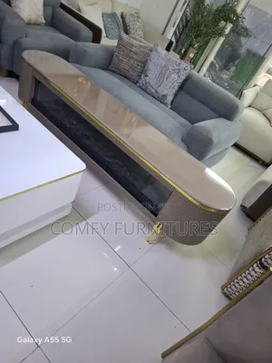 Brown and Gold TV Stands