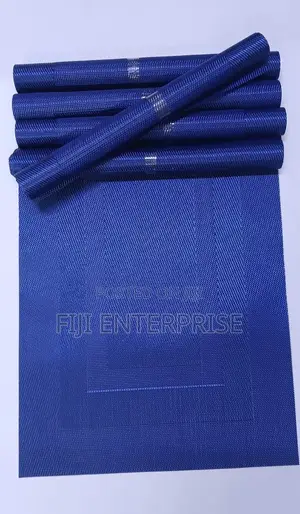 6-Piece PVC Woven Table Mats – Double Sided | Heat Resistant