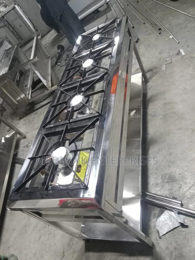 Gilpin Modern Stainless 4-Burner Cooker - main view