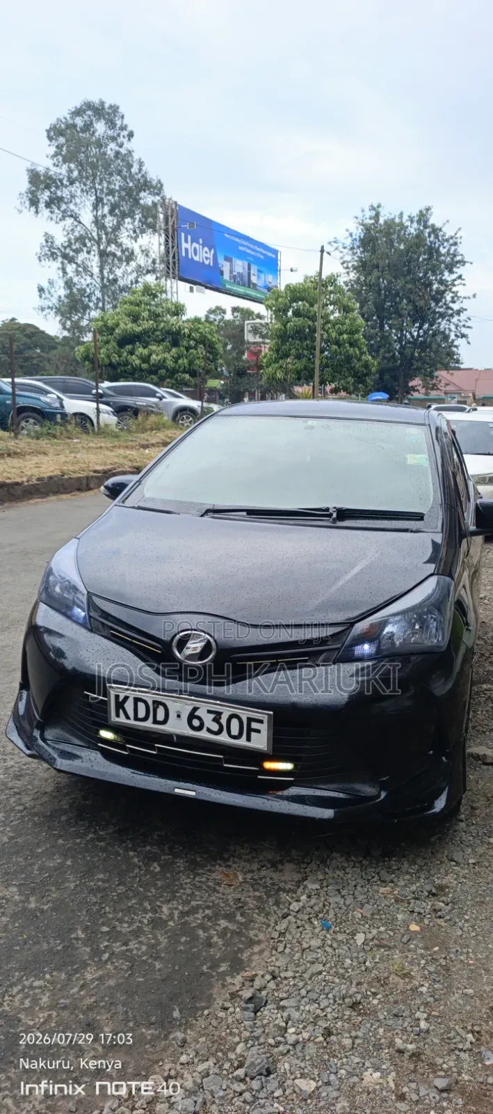 Toyota Vitz 2014 Black