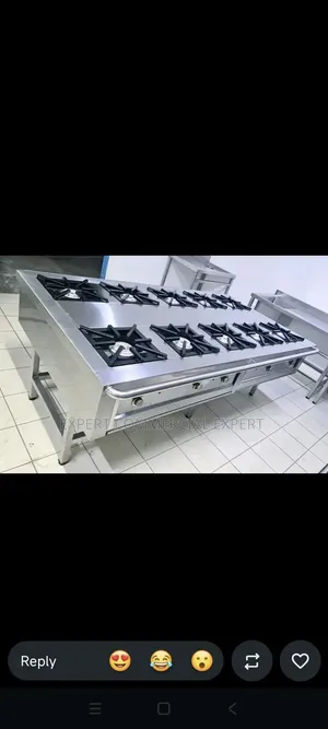 Combined 10 Gas Burners
