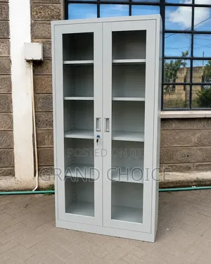Premium 2-Door Steel Glass Display Cabinet