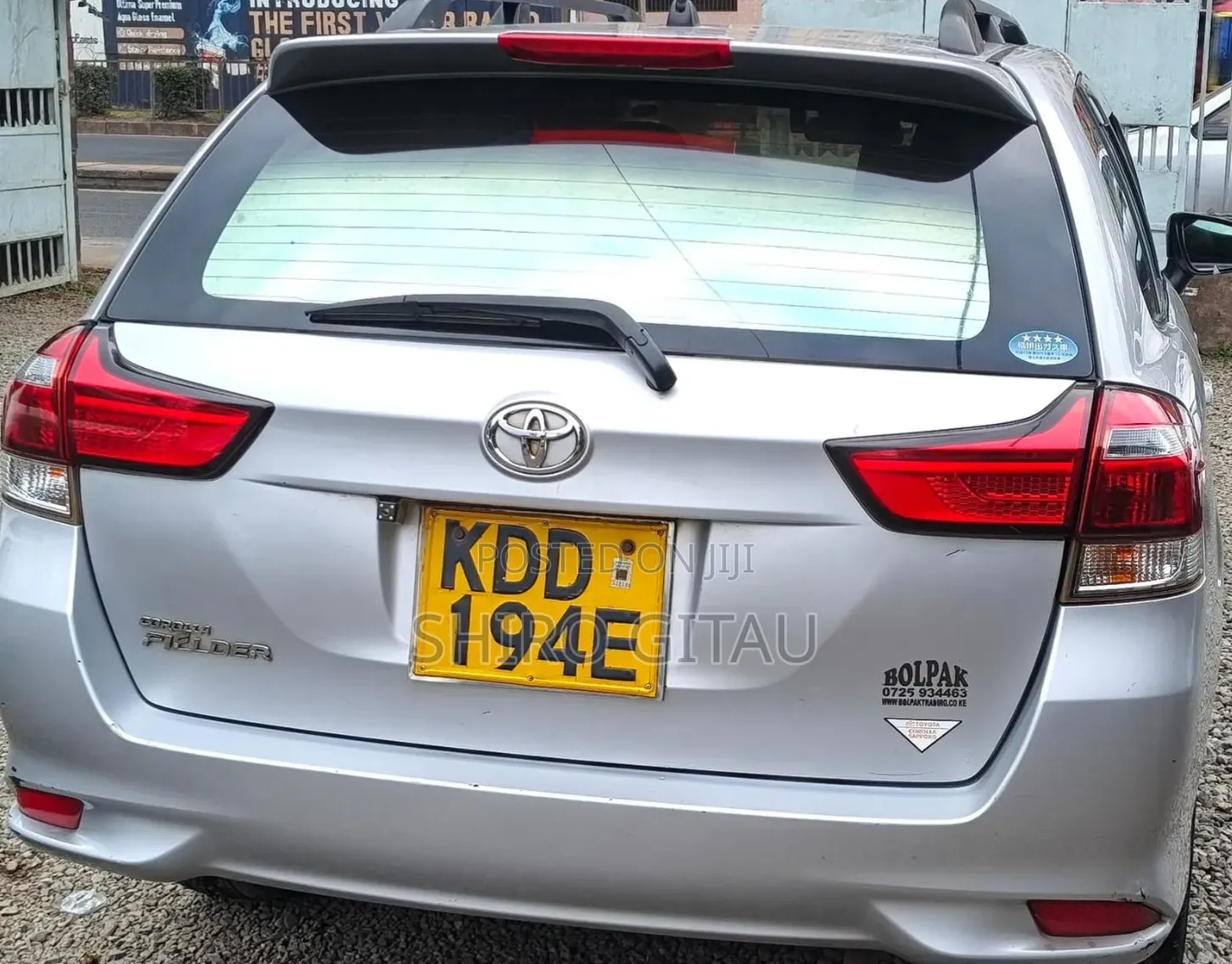 Toyota Corolla Fielder 2014 Silver